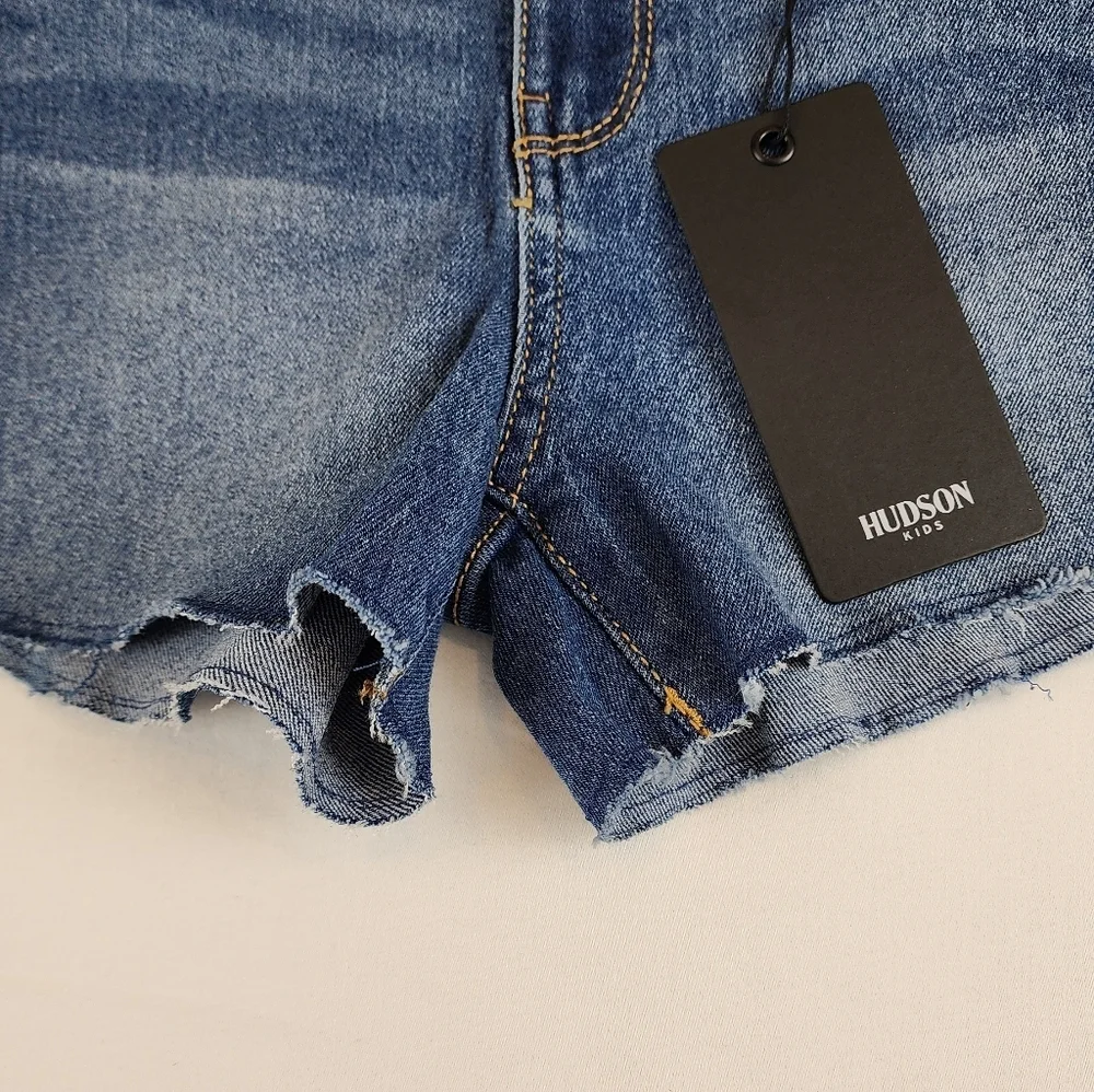 Hudson Kids Mid Rise Short Jeans Shorts
